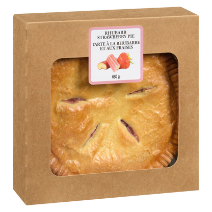 Strawberry Rhubarb Pie, 8 Inch, 680 g