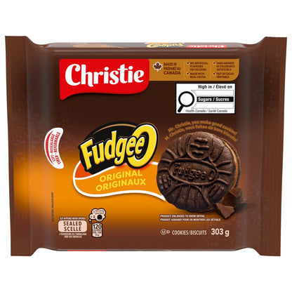 Fudgee-O Chocolatey Crème Filled Sandwich Cookies, 303 g