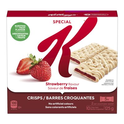 Kellogg's Special K Strawberry Flavoured Fruit Crisps, 125 g