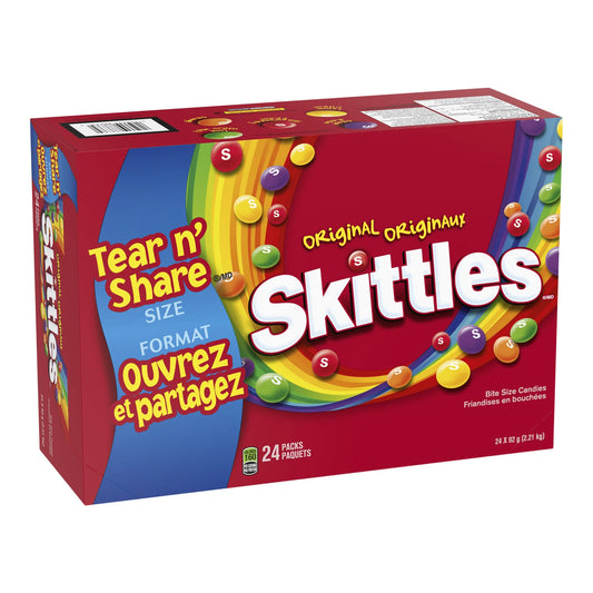 Skittles Original Tear N Share, 24 × 92 g