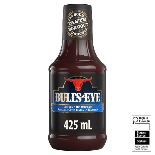 Bull's-Eye Chicken & Rib Renegade BBQ Sauce, 425 mL