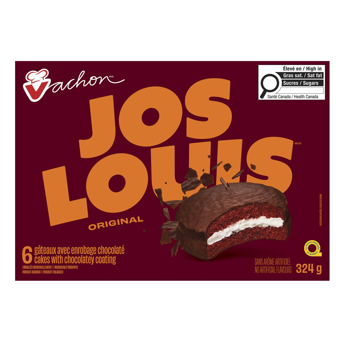 Vachon Jos Louis The Original Cakes, 324 g