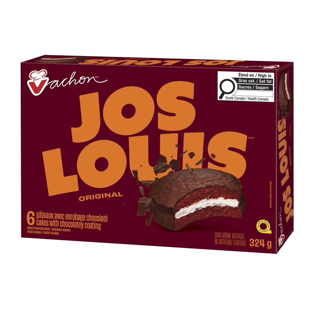 Vachon Jos Louis The Original Cakes, 324 g