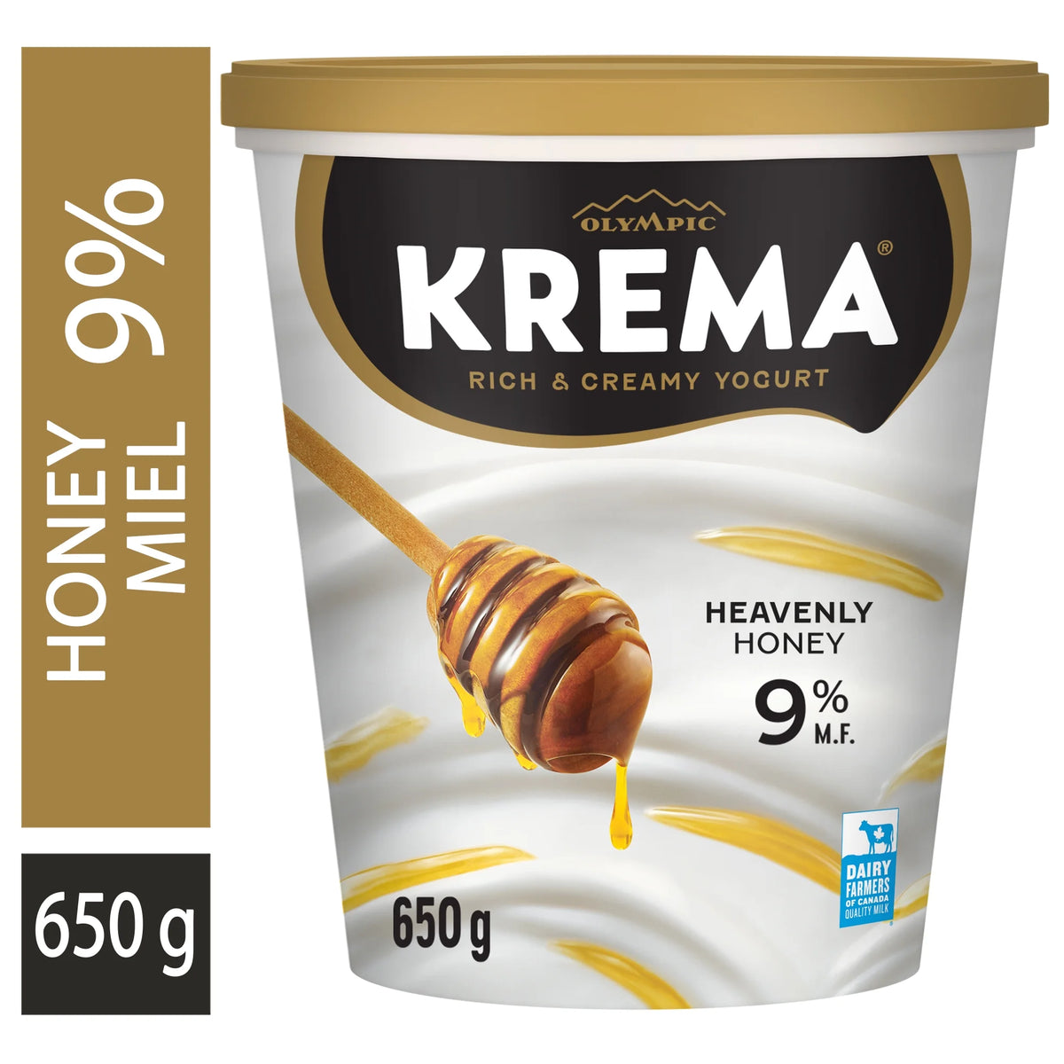 Olympic Krema Honey Yogurt 9% M.F., 650 g