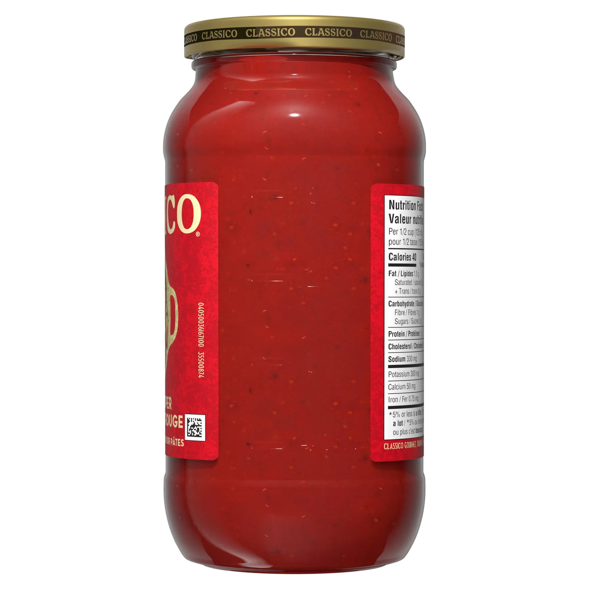 Classico Spicy Red Pepper Pasta Sauce, 600 mL