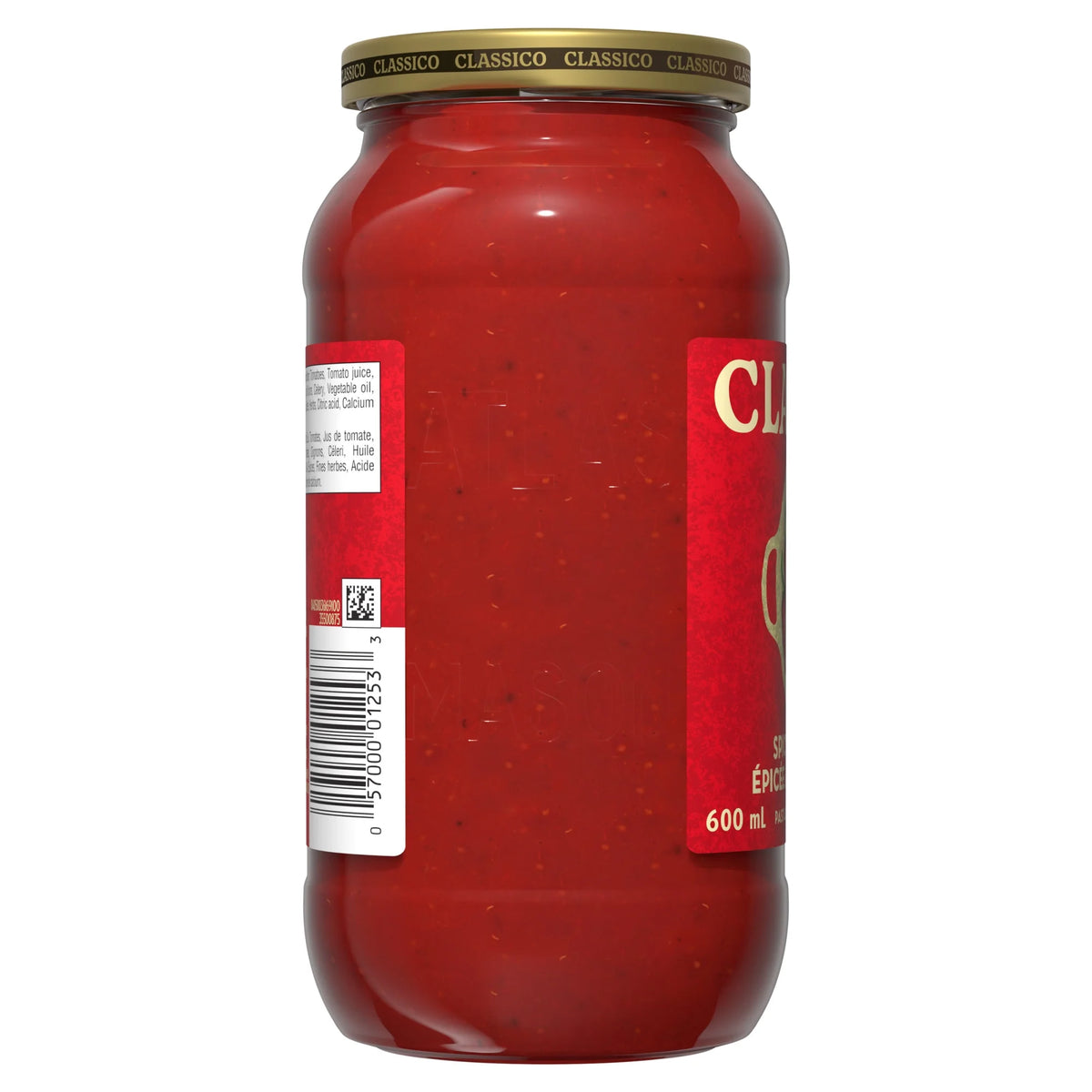 Classico Spicy Red Pepper Pasta Sauce, 600 mL