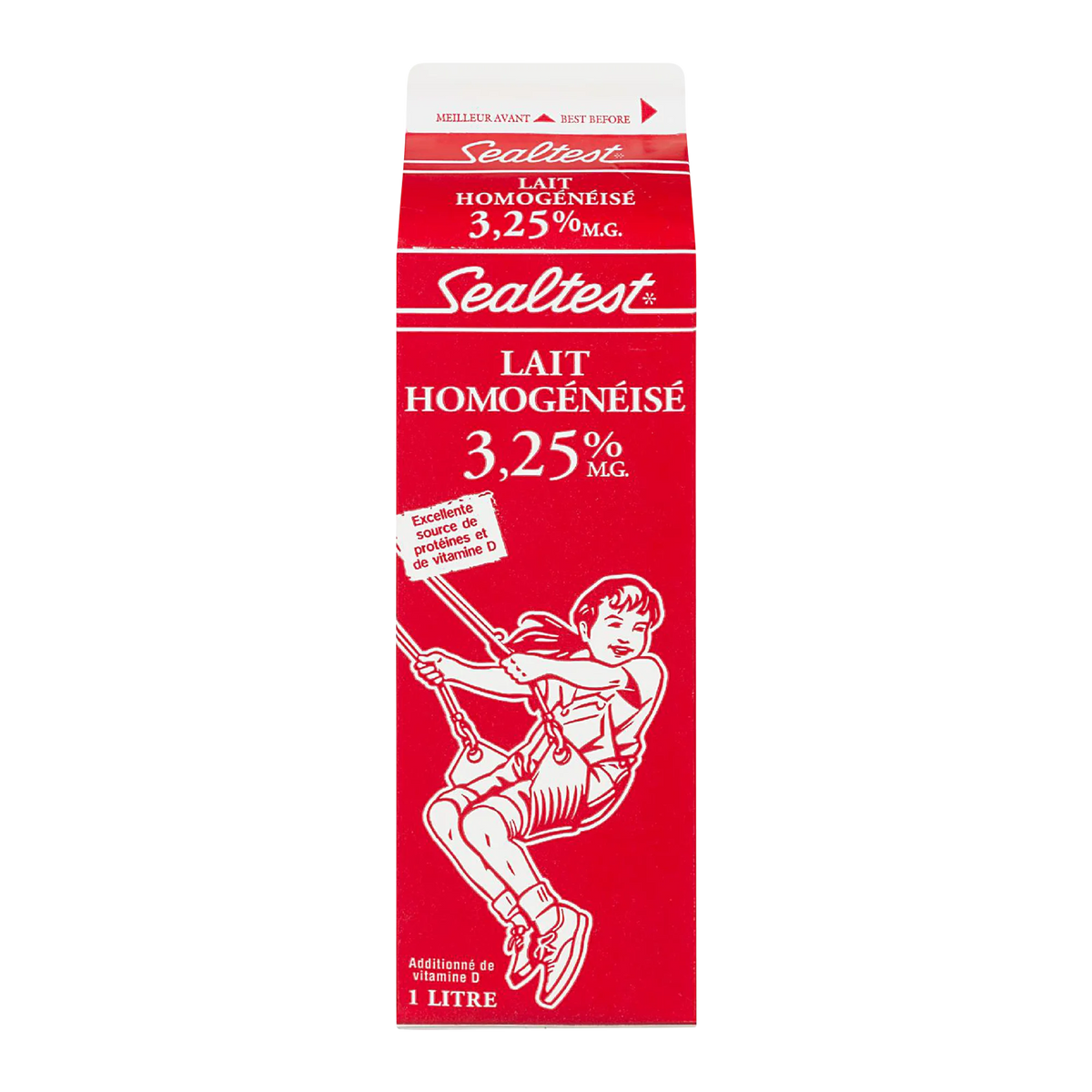 Sealtest 3.25% Homogenized Milk, 1 L