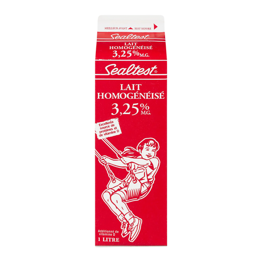 Sealtest 3.25% Homogenized Milk, 1 L