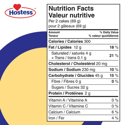Hostess Vanilla Cupcakes, 206 g