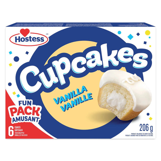 Hostess Vanilla Cupcakes, 206 g