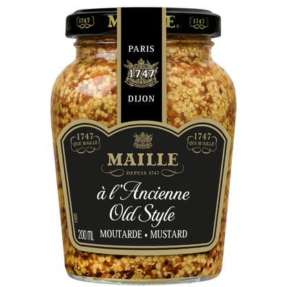 Maille Old Style Dijon Mustard, 200 mL