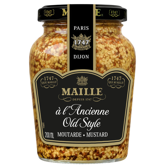 Maille Old Style Dijon Mustard, 200 mL