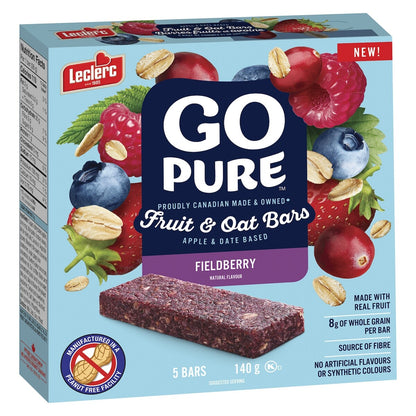 Go Pure Fruit & Oat Bars Fieldberry, 140 g