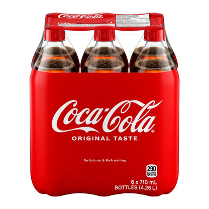 Coca-Cola Cola Bottles, 6 × 710 mL