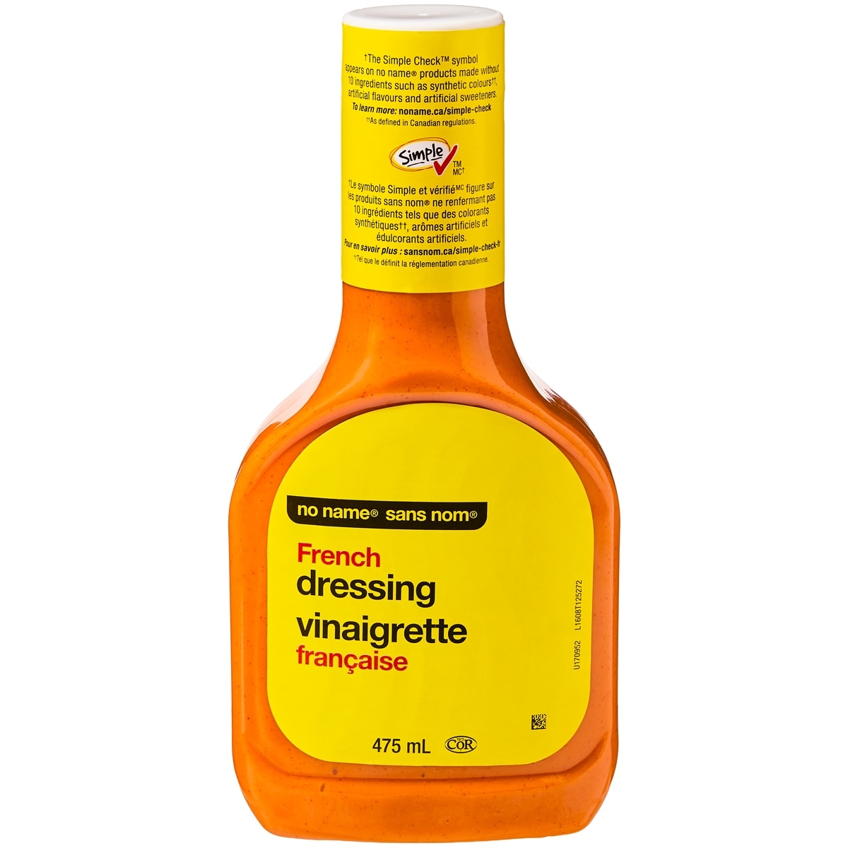 No Name French Salad Dressing, 475 mL