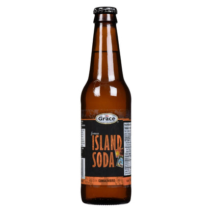 Grace Island Soda Ginger Beer Bottles, 12 × 355 mL