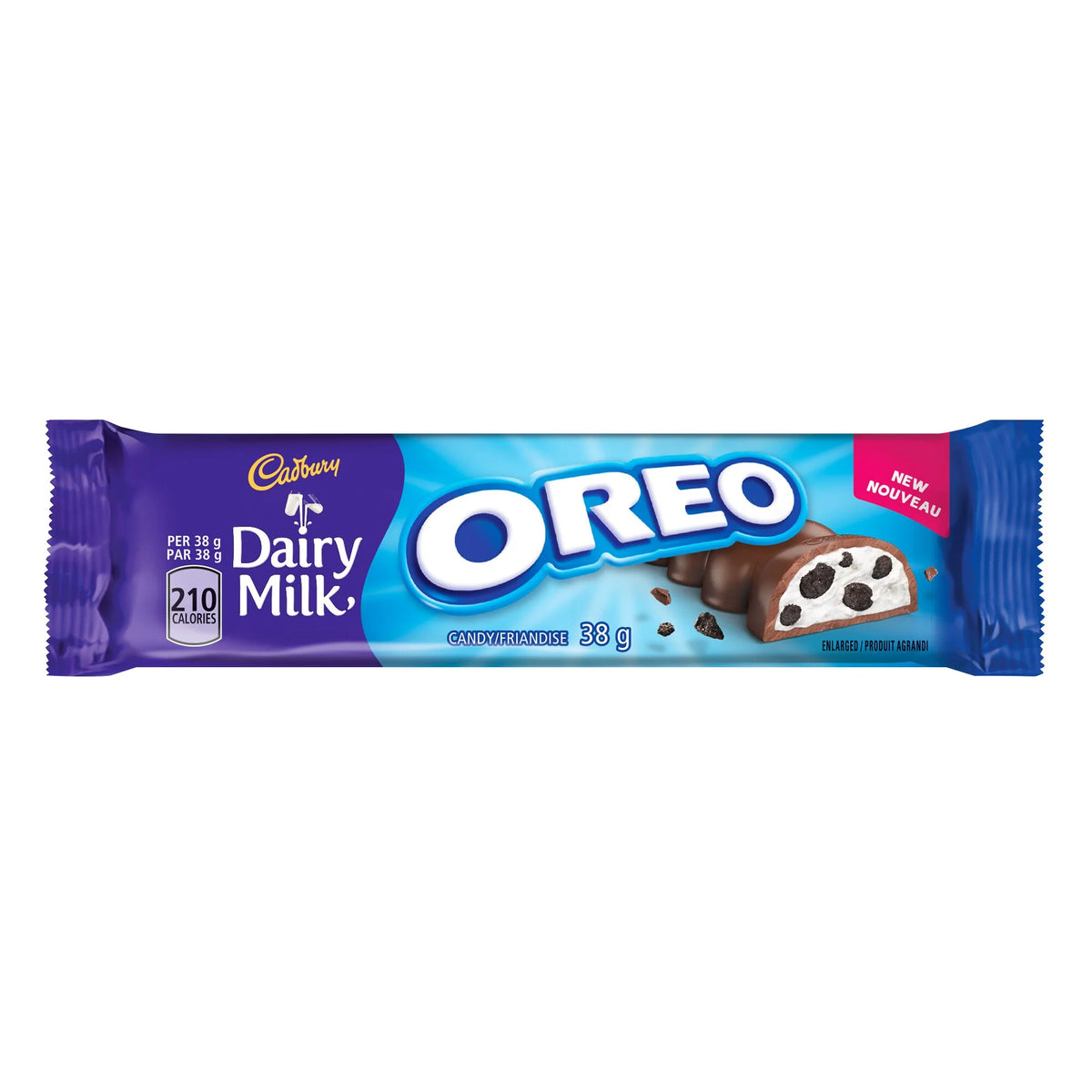 Cadbury Dairy Milk Oreo Bars, 12 × 38 g