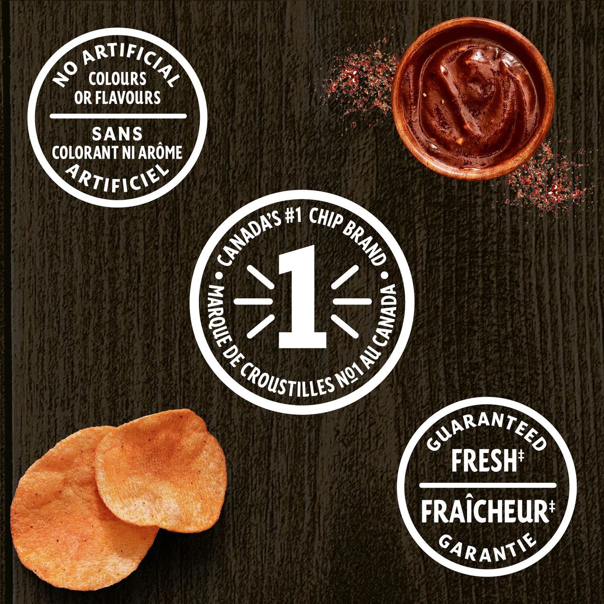 Lay's Bar-B-Q Flavoured Potato Chips, 220 g