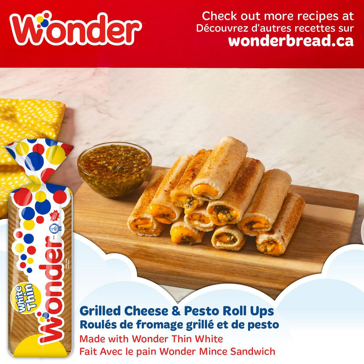 Wonder White Thin Sandwich Bread, 675 g