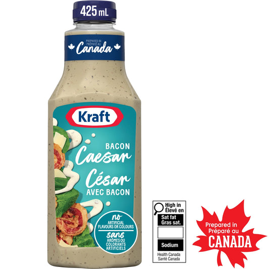 Kraft Creamy Caesar With Bacon Dressing, 425 mL