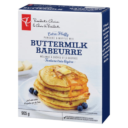 President's Choice Extra-Fluffy Buttermilk Pancake & Waffle Mix, 905 g