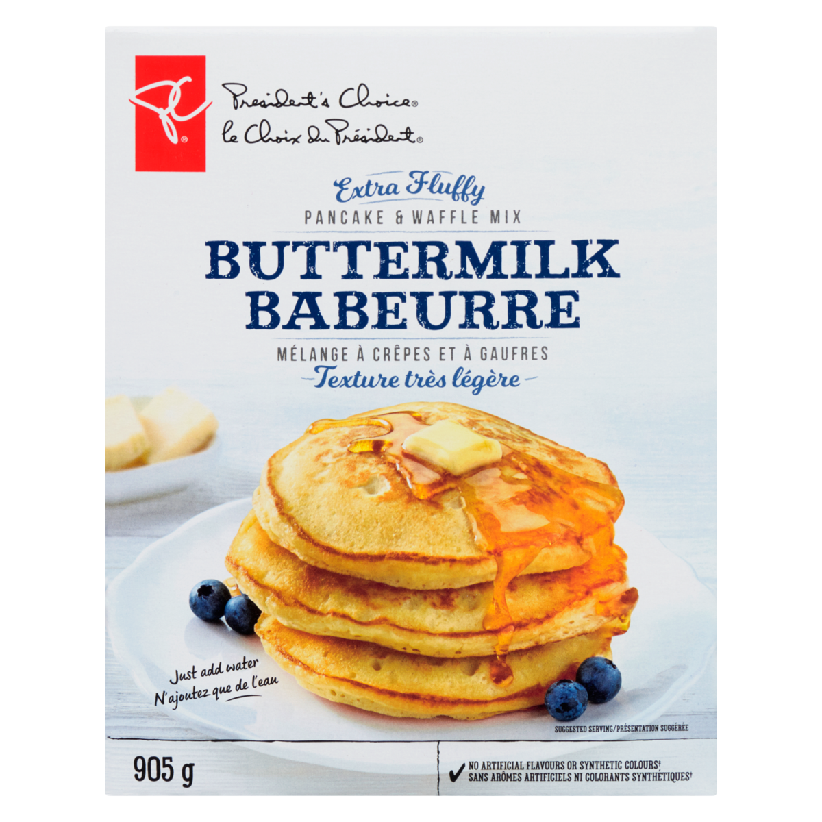 President's Choice Extra-Fluffy Buttermilk Pancake & Waffle Mix, 905 g