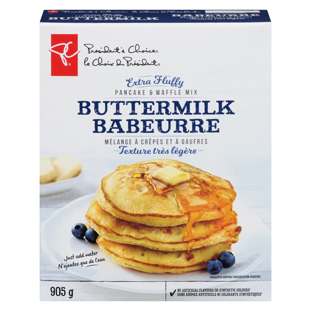 President's Choice Extra-Fluffy Buttermilk Pancake & Waffle Mix, 905 g