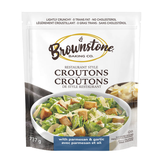 Brownstone Restaurant Style Croutons, Parmesan & Garlic, 737 g
