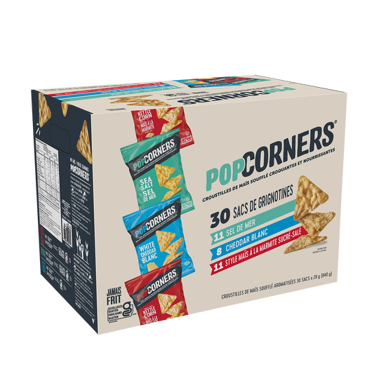 PopCorners Assorted Popped-Corn Chips, 30 × 28 g