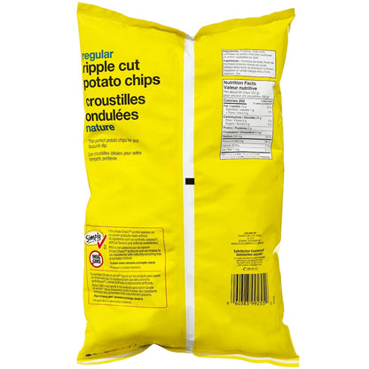No Name Regular Ripple Cut Potato Chips, 200 g