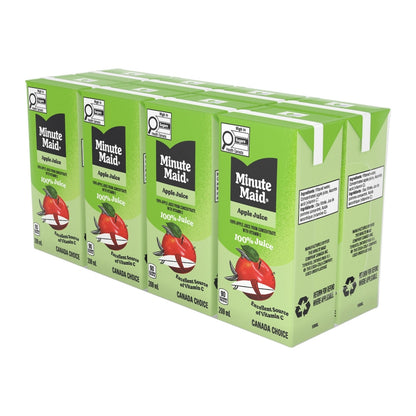 Minute Maid Apple Juice Cartons, 8 × 200 mL