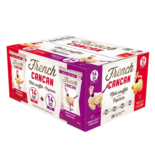 French Cancan Variety Snacks, 28 packs (14 × 28 g, 14 × 18 g)
