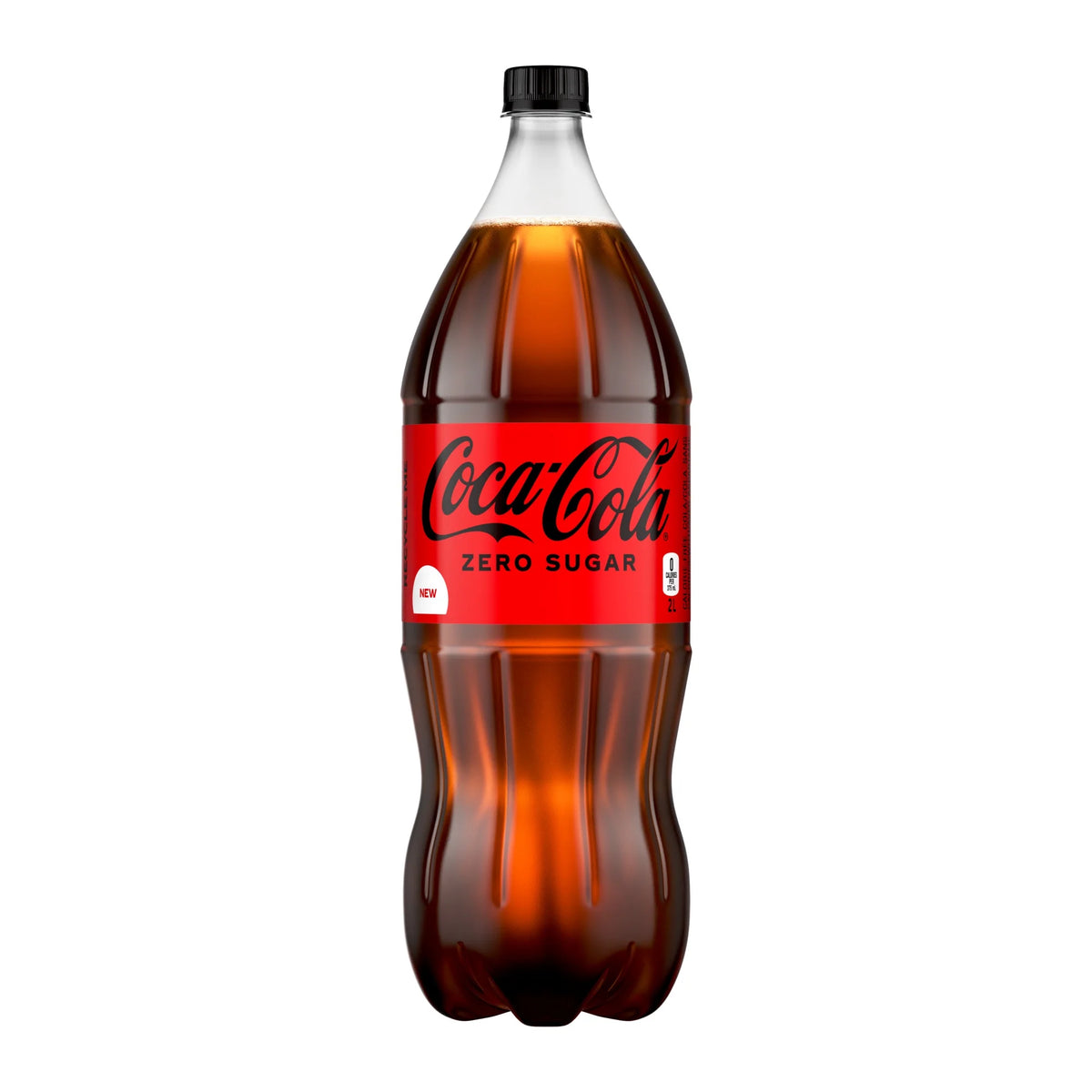 Coca-Cola Zero Sugar Soda Pop Bottle, 2 L