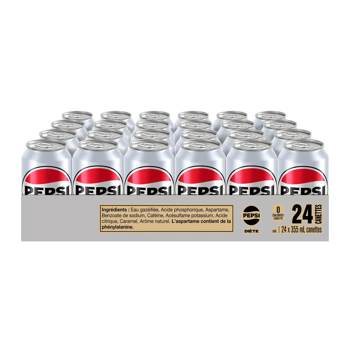 Pepsi Diet Cola Cans, 24 × 355 mL