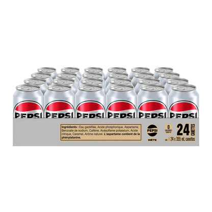 Pepsi Diet Cola Cans, 24 × 355 mL