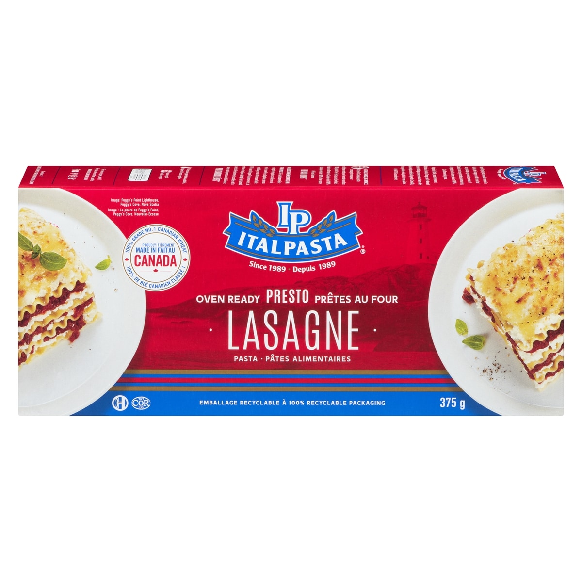 Italpasta Oven Ready Lasagne, 375 g