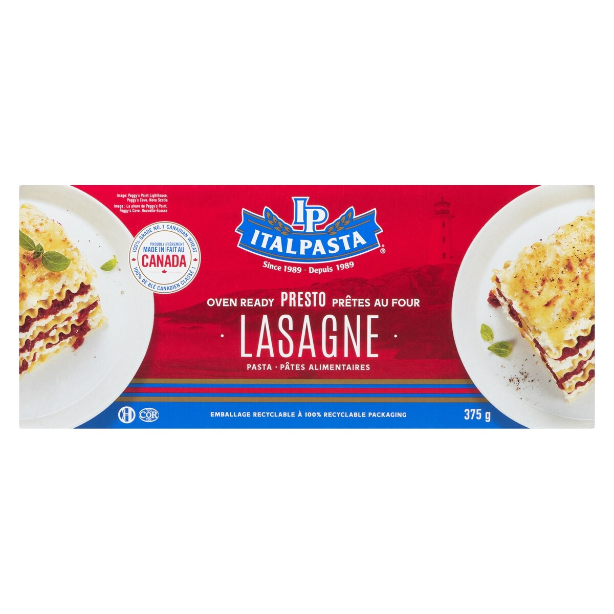 Italpasta Oven Ready Lasagne, 375 g