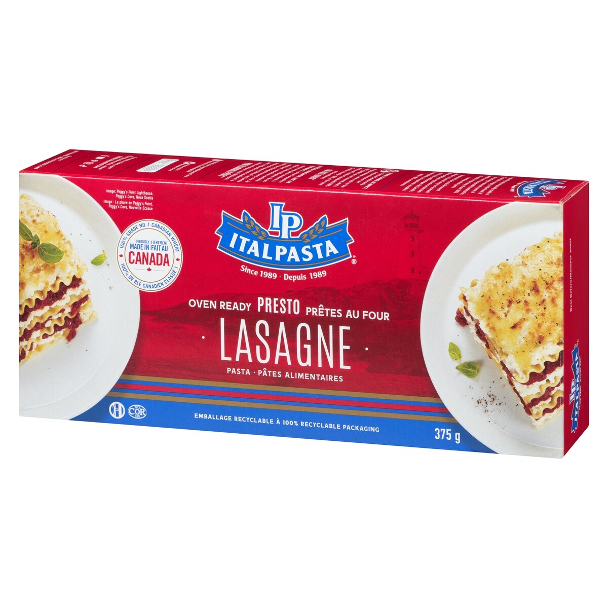 Italpasta Oven Ready Lasagne, 375 g
