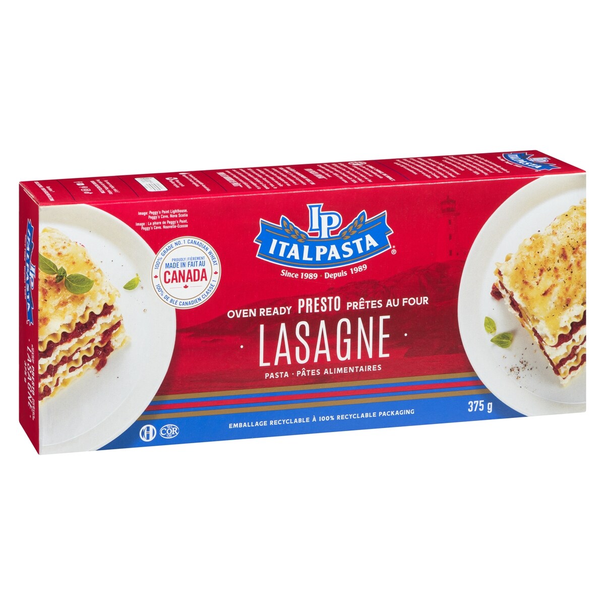 Italpasta Oven Ready Lasagne, 375 g