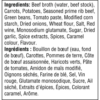 Campbell's Chunky Prime Rib with Vegetables Ready to Serve Soup, 515 mL