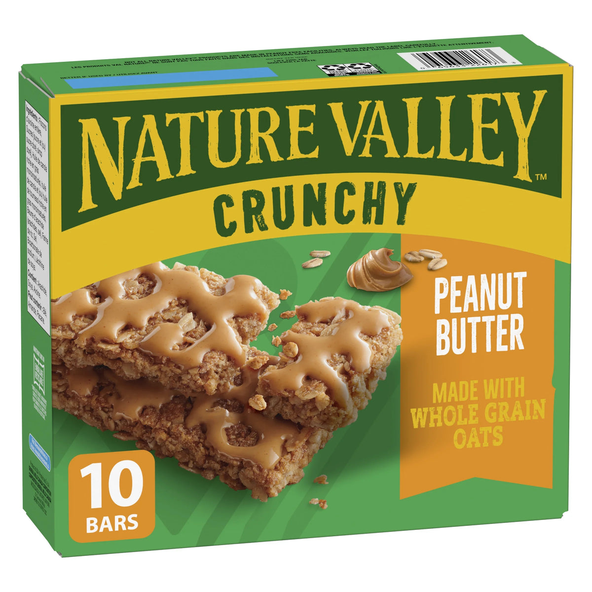 Nature Valley Peanut Butter Crunchy Granola Bars, 10 Bars, 210 g