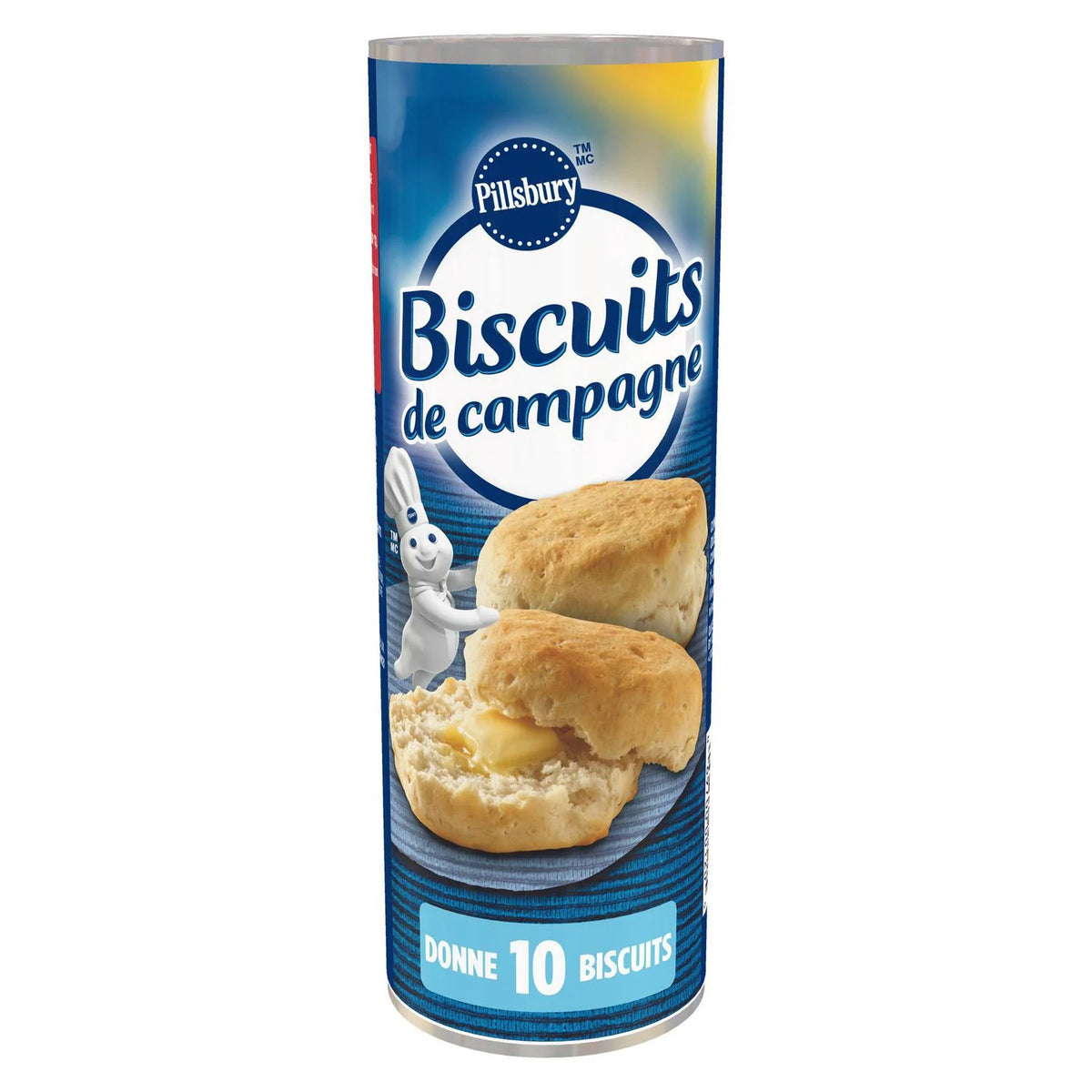 Pillsbury Country Biscuits Ready-to-Bake Dough, 10 Biscuits, 340 g