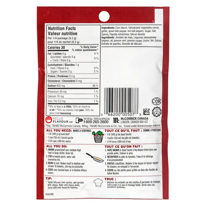 Club House Sloppy Joe Seasoning Mix, 37 g