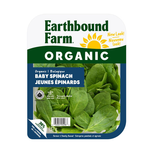 Earthbound Farm Organic Baby Spinach, 142 g