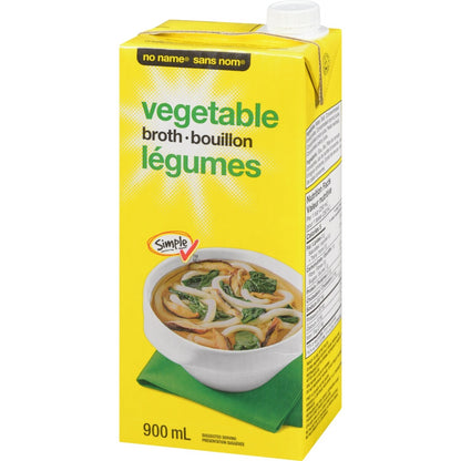 No Name Vegetable Broth, 900 mL