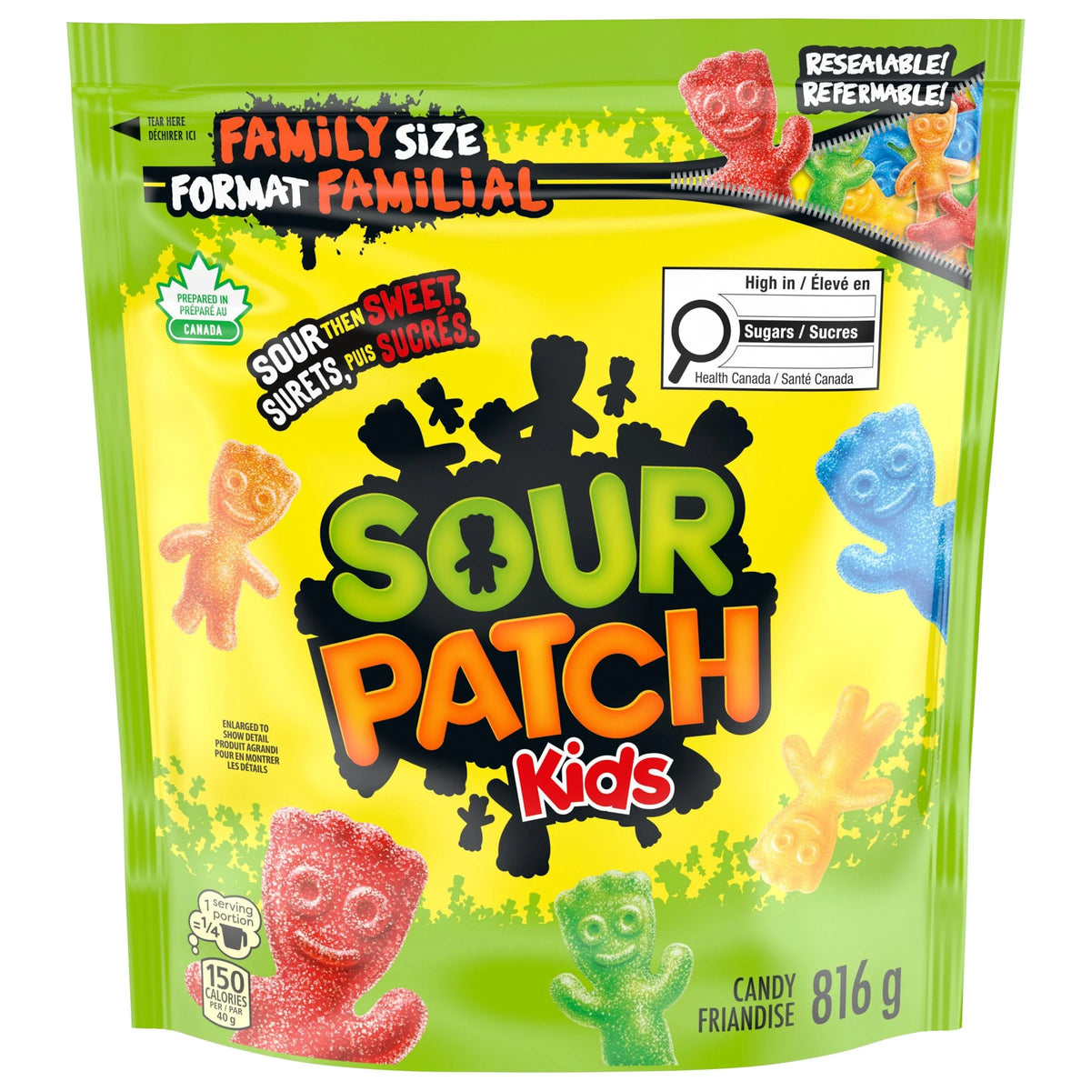 Maynards Sour Patch Kids Original Candy Bag, 816 g