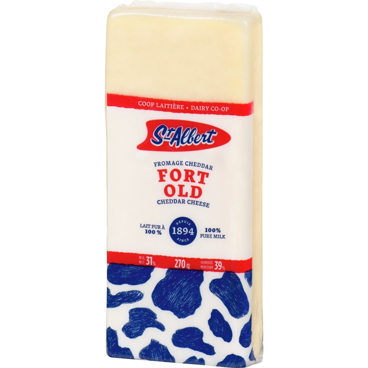 St Albert Old White Cheddar, 270 g