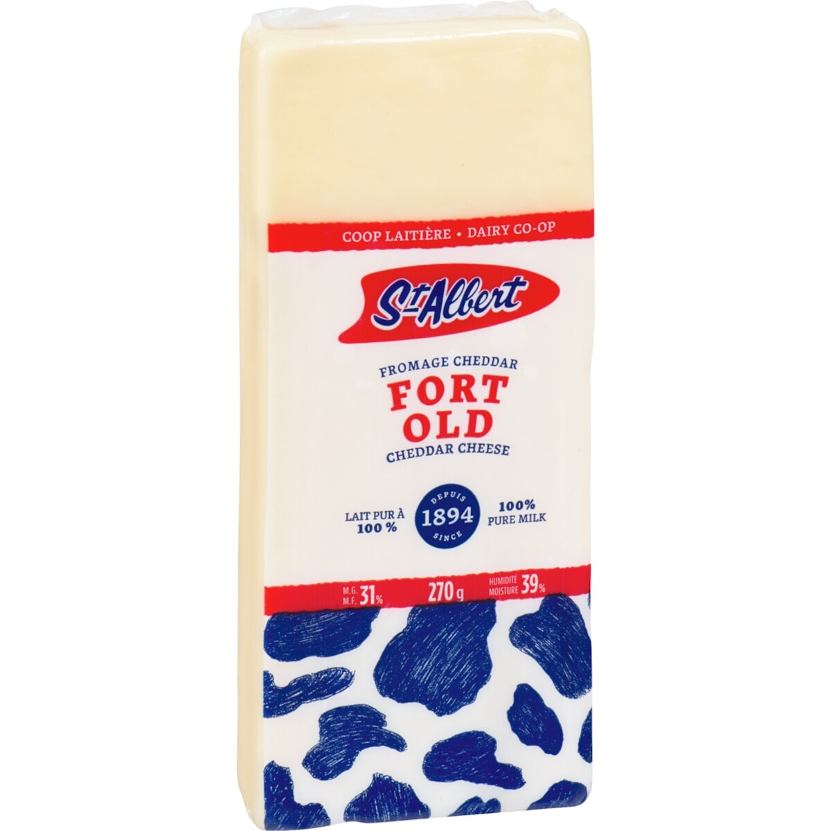 St Albert Old White Cheddar, 270 g