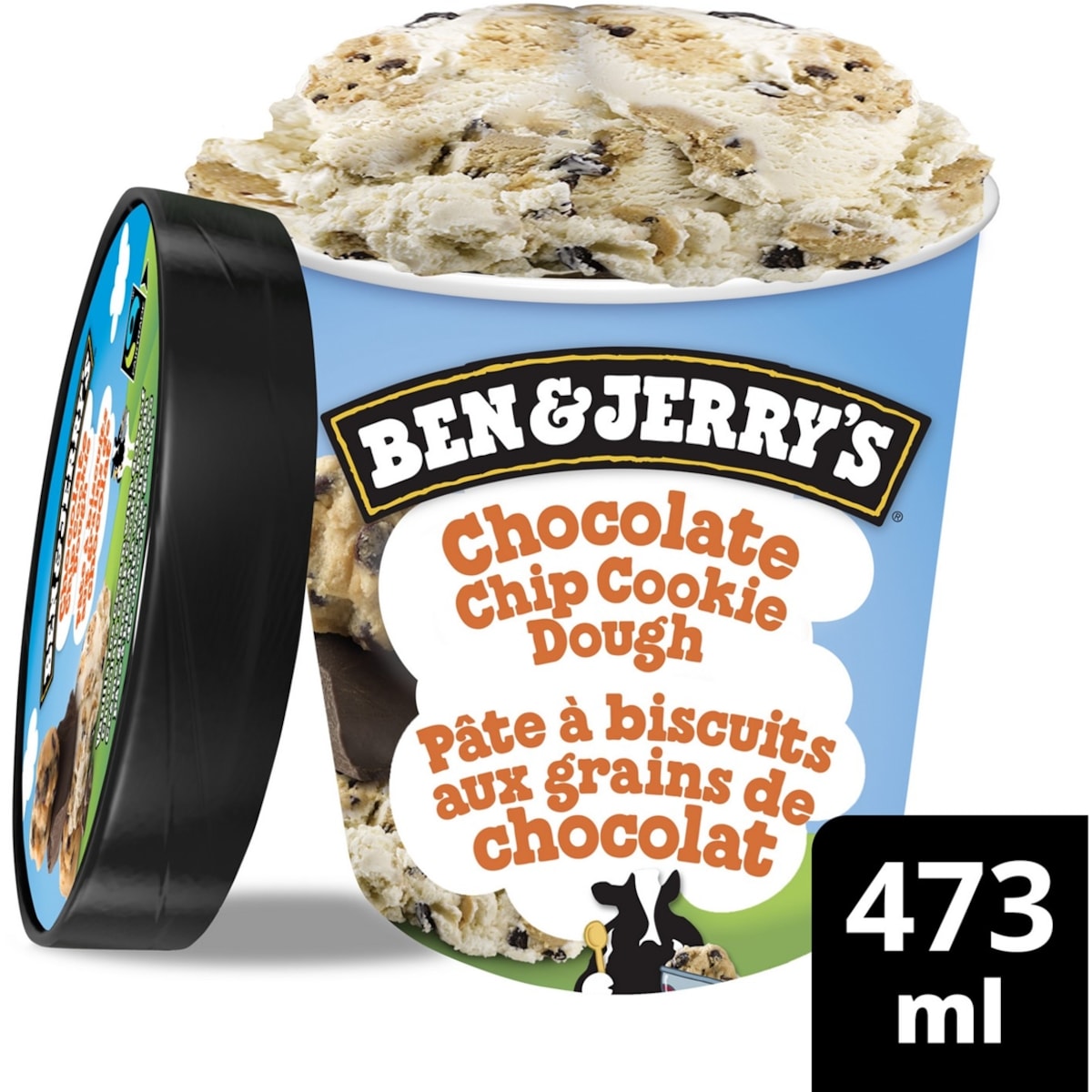 Ben & Jerry's Chocolate Chip Cookie Dough Ice Cream, 473 mL