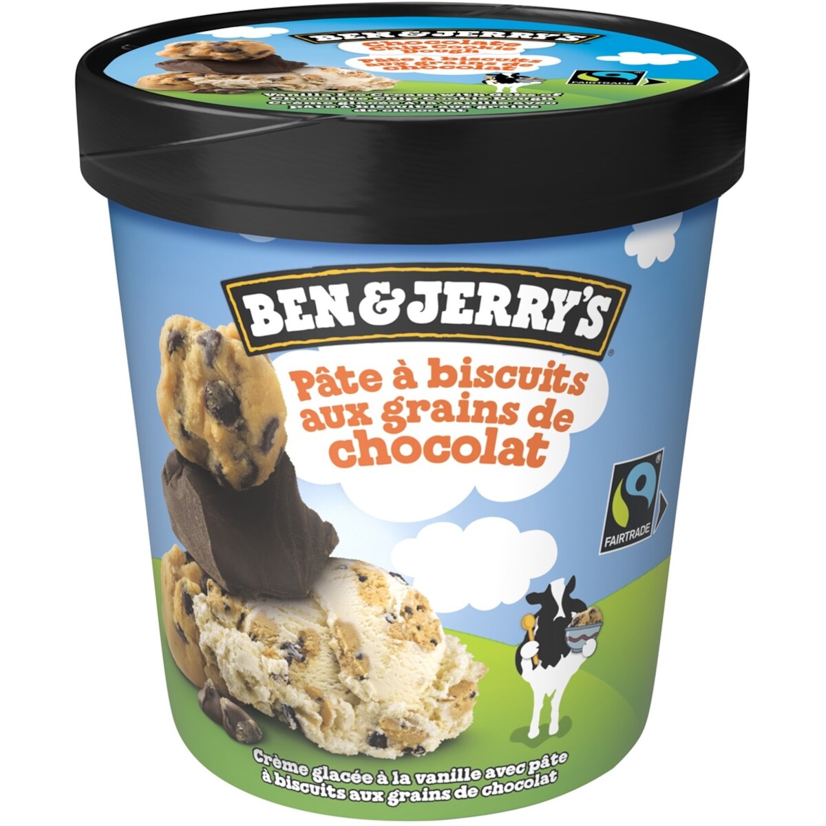 Ben & Jerry's Chocolate Chip Cookie Dough Ice Cream, 473 mL